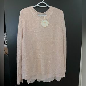 Simply Couture Pink Bow Sweater